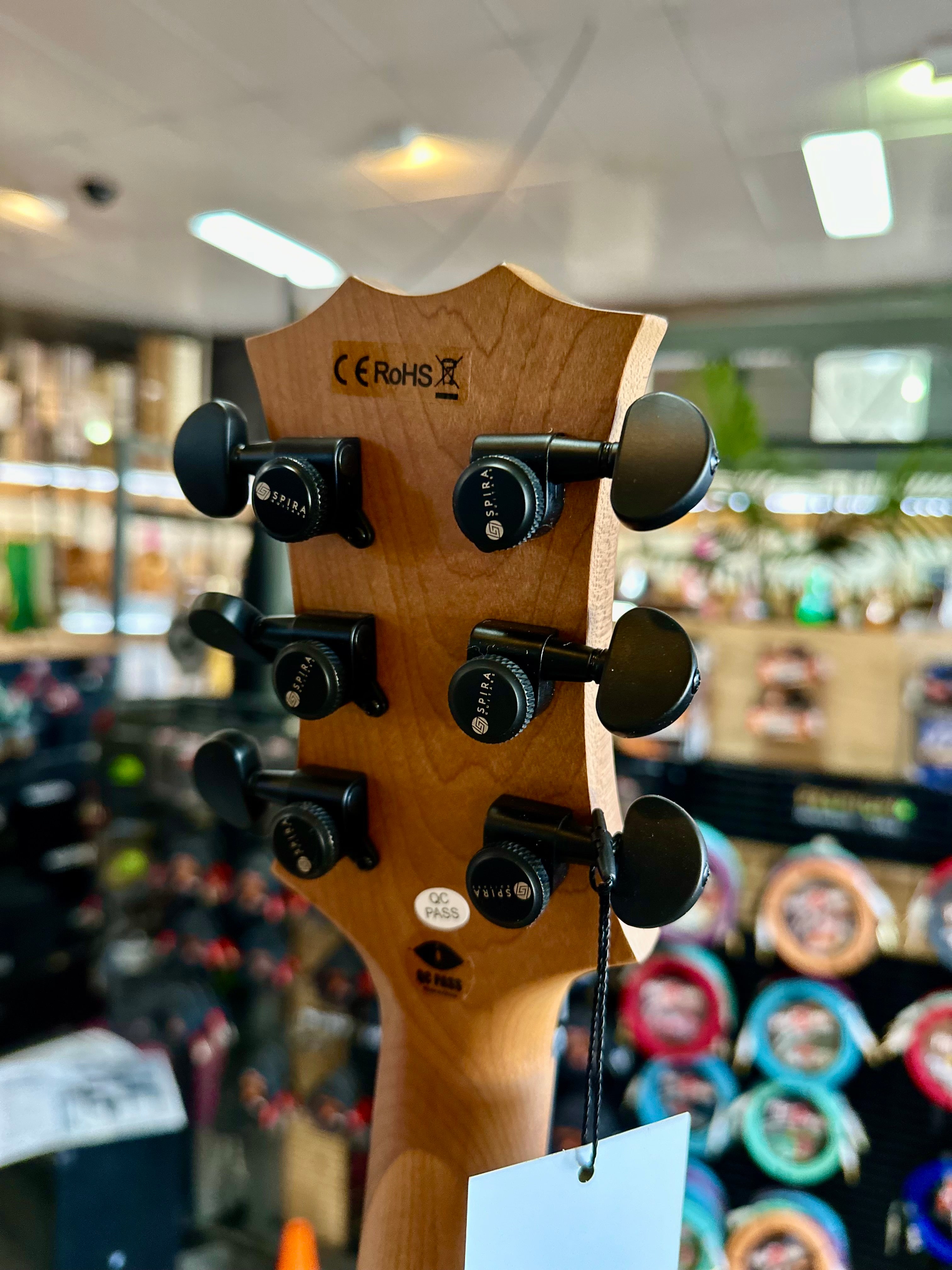 Spira Guitars | L-400 MBK | Satin Black Spira Guitars | L-400 MBK | Satin Black